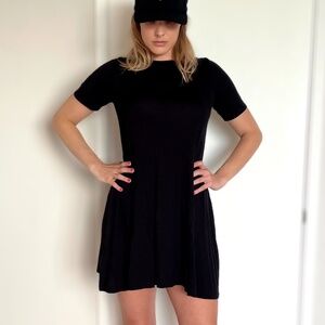 BCBGeneration Black T-shirt Dress Size Medium